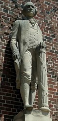 Image for St. Andrew School George Washington statue - Chicago, IL