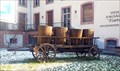 Image for Old wine wagon with wine cradles, Ammerschwihr, Haut-Rhin/France