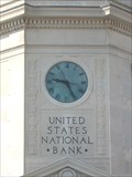 Image for U.S. National Bank Clock - Galveston, Texas