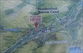 Image for Huddersfield Narrow Canal “You Are Here Map” – Slaithwaite, UK