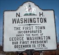 Image for FIRST - Town Incorporated under the Name of George Washington