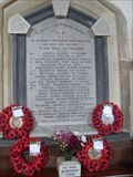Image for Combined War Memorial, Church of St. Peter & St. Paul, Bardwell, Suffolk. IP31 1AH