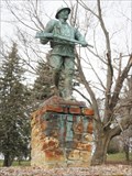 Image for "Repaired" Spirit of the Doughboy Statue from mold - Vestal Hills Memorial Park, Vestal, NY