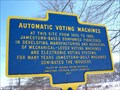 Image for Automatic Voting Machines - Jamestown, New York
