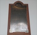 Image for First Baptist Church -  First World War Roll of Honour - Ottawa, Ontario