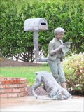 Image for Boy reading Mail - Santa Cruz, CA