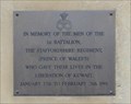 Image for Staffordshire Regiment Memorial Plaque - Stafford, UK