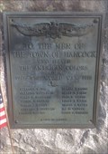 Image for World War Memorial, Hancock, Massachusetts