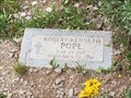 Image for Robert Kenneth Pope - Grave marker