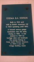 Image for Ogema B.A. Station