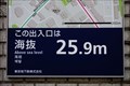 Image for 25.9 meter at Nogizaka Station - Tokyo, JAPAN