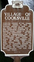 Image for Village of Cooksville Historical Marker