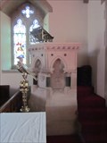 Image for Font & Pulpit, First Trinity Church, Heol Y Bont, Aberaeron, Ceredigion, Wales, UK