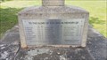 Image for Combined WWI / WWII Memorial Plaque - The Green - Castor, Cambridgeshire