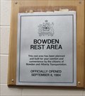 Image for Bowden Heritage Rest Area - 1984 - Bowden, Alberta