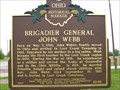 Image for Brigadier General John Webb: Marker 23-55