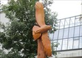 Image for Flying Falcon Carving - Near Fitzgerald Theatre - Cambridge, MA