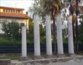 Image for Columns on Piazza Sangiorgio - Ponte Tresa, Lombary, Italy