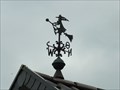 Image for Witch on Broom Weathervane in Bengen - RLP / Germany