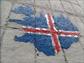 Image for Iceland Map & Flag Mural - Reykjavik, Iceland