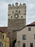 Image for Hodiny na veži brány Matky Boží / Clock at Matky Bozi Gate, Jihlava, Czech Republic