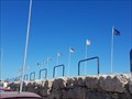 Image for European Union Flags - Mandraki Harbor - Rhodes, Greece