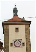 Image for Uhr (Norden) / Clock (North) Sieberstorturm - Rothenburg ob der Tauber, Bavaria, Germany