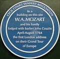 Image for W A Mozart and Family - Cecil Court, London, UK