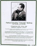 Image for Festus Claudius "Claude" McKay - Ocho Rios, Jamaica