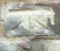 Image for Cut Mark - Almshouses Wall, Abbey Lane, Saffron Walden, Essex, UK.