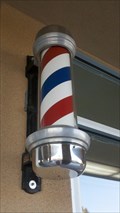Image for Saratoga Plaza Barber Shop Pole - San Jose, CA