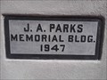 Image for 1947 - J.A. Parks Memorial Building - La Mesa CA
