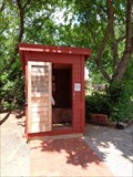 Image for Outhouse - Round Barn - Arcadia, Oklahoma, USA.
