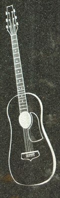 Image for Guitar at Elvis Memorial, Bad Nauheim - Hessen / Germany