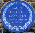 Image for Daniel Defoe - Defoe Road, London, UK
