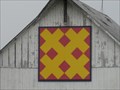 Image for “Tennallytown Square” Barn Quilt – rural Jefferson, IA