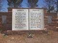 Image for The Lord's Prayer - Memory Lawn Memorial Park, Roswell, NM, USA