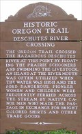 Image for Historic Oregon Trail Deschutes River Crossing