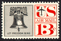 Image for Liberty Bell 13 Cent Airmail - Philadelphia, PA