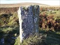 Image for TP Boundary Stone, North East Dartmoor, Devon UK
