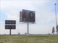 Image for Colby couple raises a billboard of Jesus in a wheat field - Colby, KS