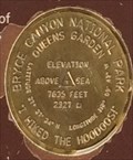 Image for Bryce Canyon National Park Queens Garden Benchmark - Bryce, UT