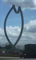 Image for Abstract fish sculpture - Santos, Brazil