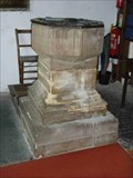 Image for Font, St Michael & All Angels, Martin Hussingtree, Worcestershire, England