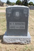 Image for W.T. Rodgers - Sweetwater Cemetery - Sweetwater, TX