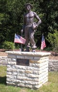 Image for "The Worker" Statue - Camp Lemont (IL) Co. 612