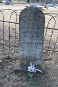 Image for EARLIEST Marked Grave in Cobb Cemetery - Thornton, TX