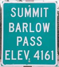 Image for 4161 Feet, Barlow Pass Summit, OR