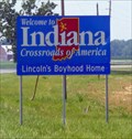 Image for Welcome to Indiana -- Crossroads of America and Lincoln's Boyhood Home