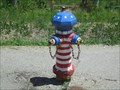 Image for Patriotic fire hydrant - Marriott-Slaterville, Utah